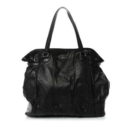 Gucci Calfskin Guccissima Full Moon Tote Black 1 of 14