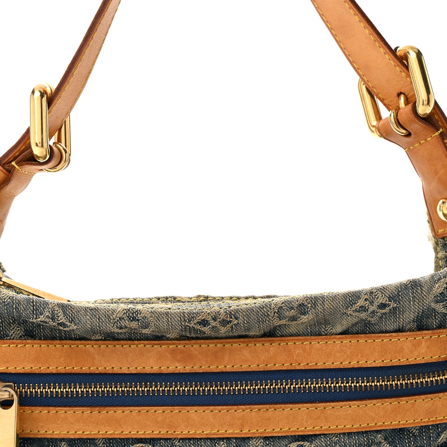 Monogram Denim Baggy PM Blue