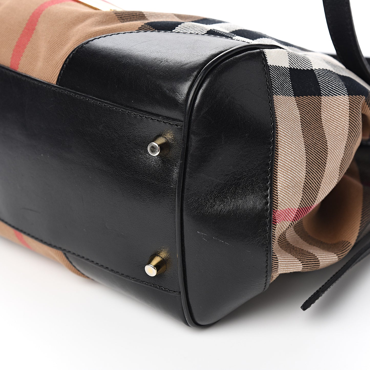House Check Small Canterbury Tote Black