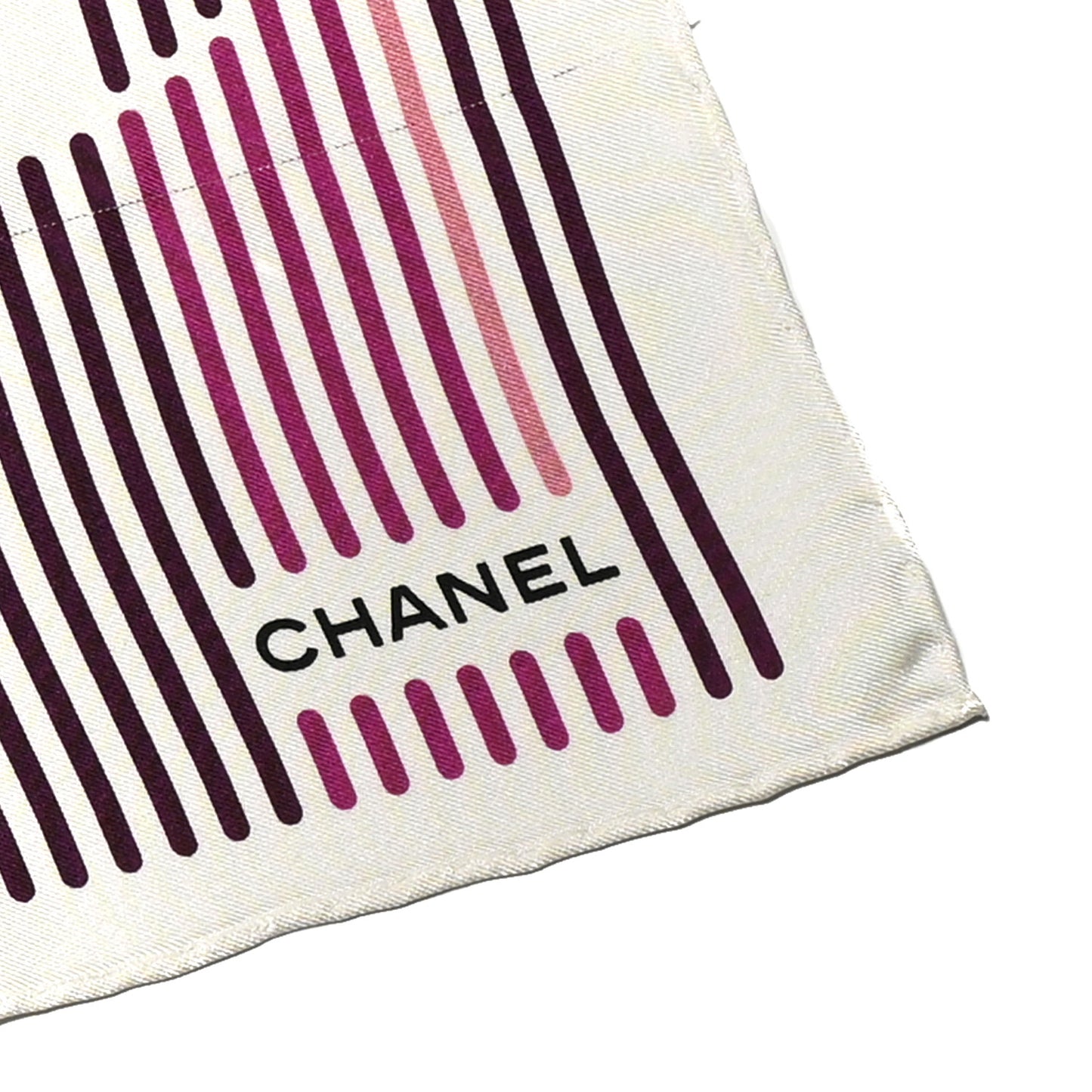 Silk CC Square Scarf Pink