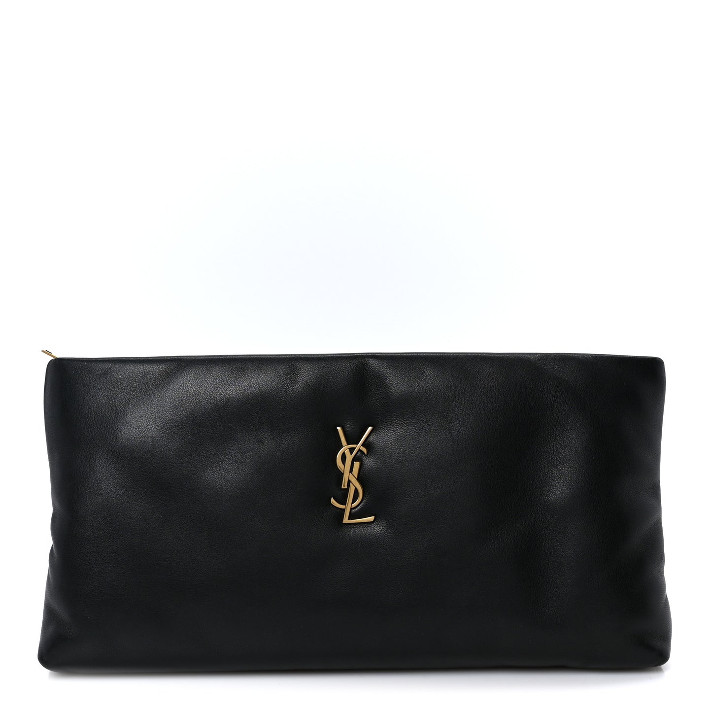 Lambskin Long Calypso Pouch Black