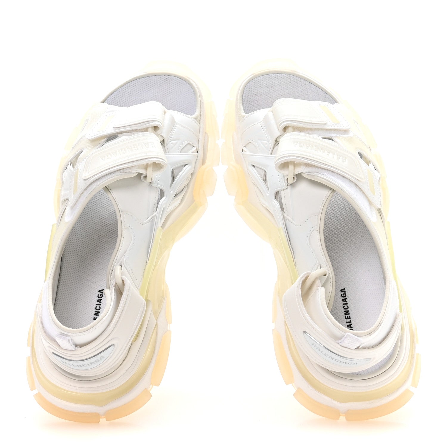 Balenciaga Neoprene Rubber Womens Track Sandals 40 White 2 of 7