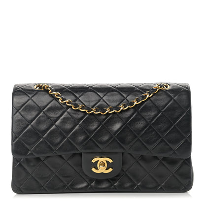 Chanel Lambskin Quilted Medium Double Flap Black 1 of 16