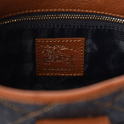 Burberry Denim Quilted Small Brook Hobo Blue 6 of 11