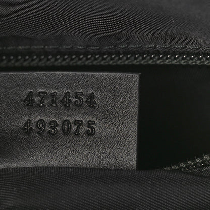 Gucci GG Supreme Monogram Web Messenger Bag Black 7 of 10