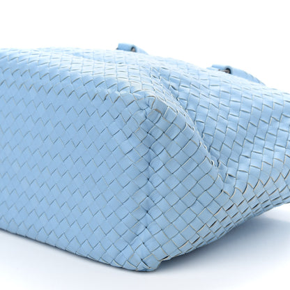 Bottega Veneta Nappa Intrecciato Brick Tote Ciel 8 of 8