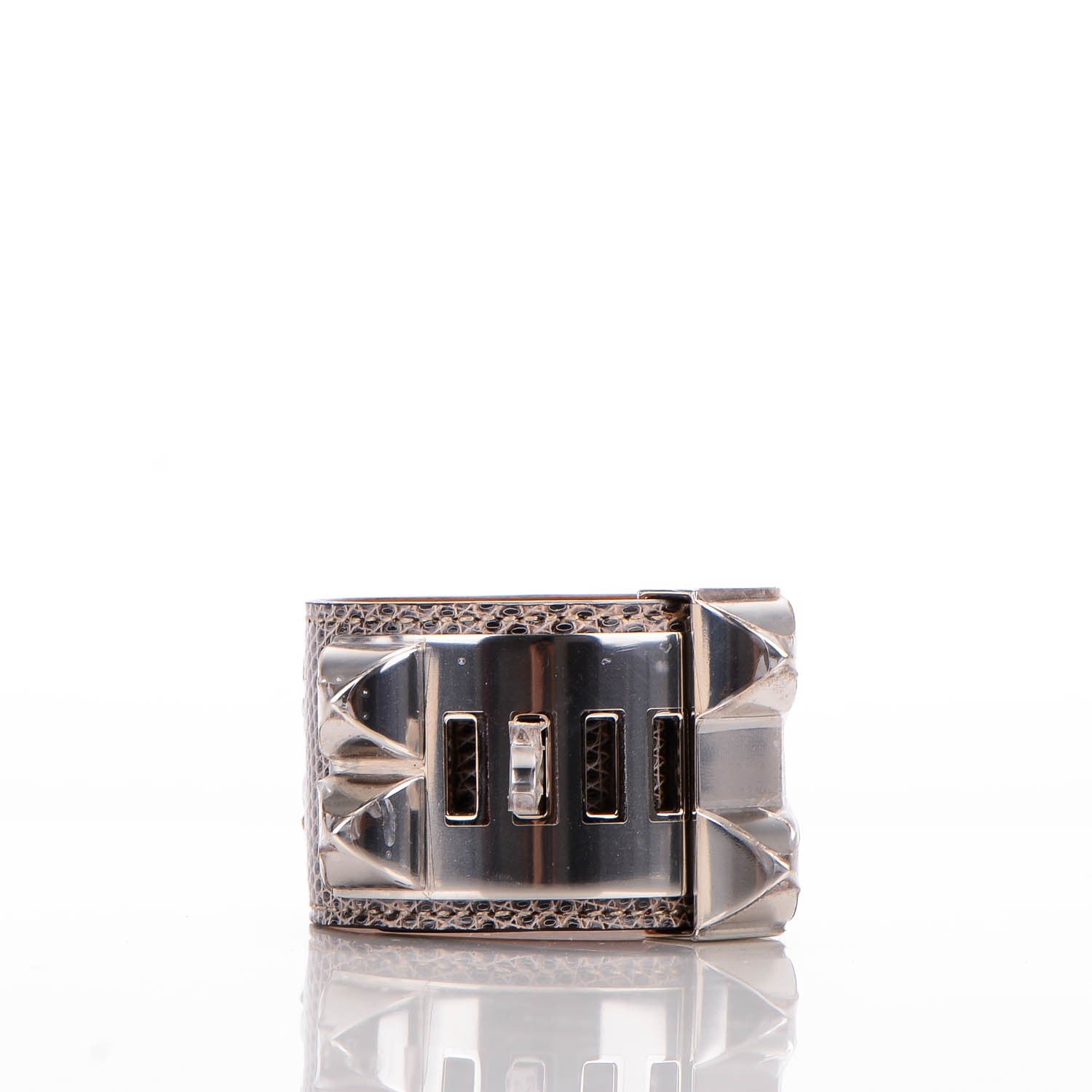 Hermes Lizard Collier De Chien CDC Bracelet S Ombre 4 of 8