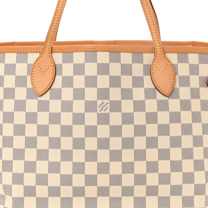 Louis Vuitton Damier Azur Neo Neverfull MM Rose Ballerine 8 of 10