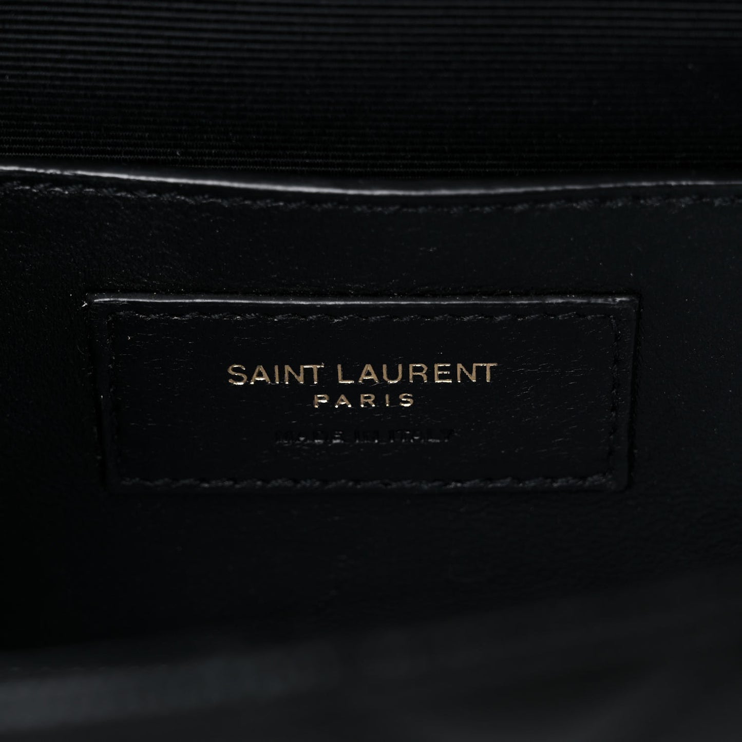 Grain De Poudre Textured Mixed Matelasse Triquilt Small Monogram Satchel Black