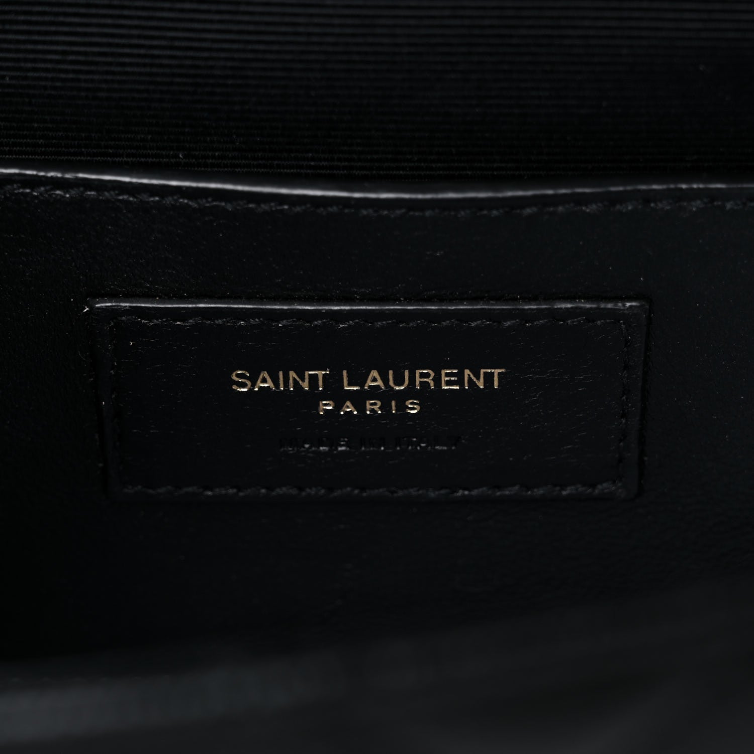 Saint Laurent Grain De Poudre Textured Mixed Matelasse Triquilt Small Monogram Satchel Black 8 of 12