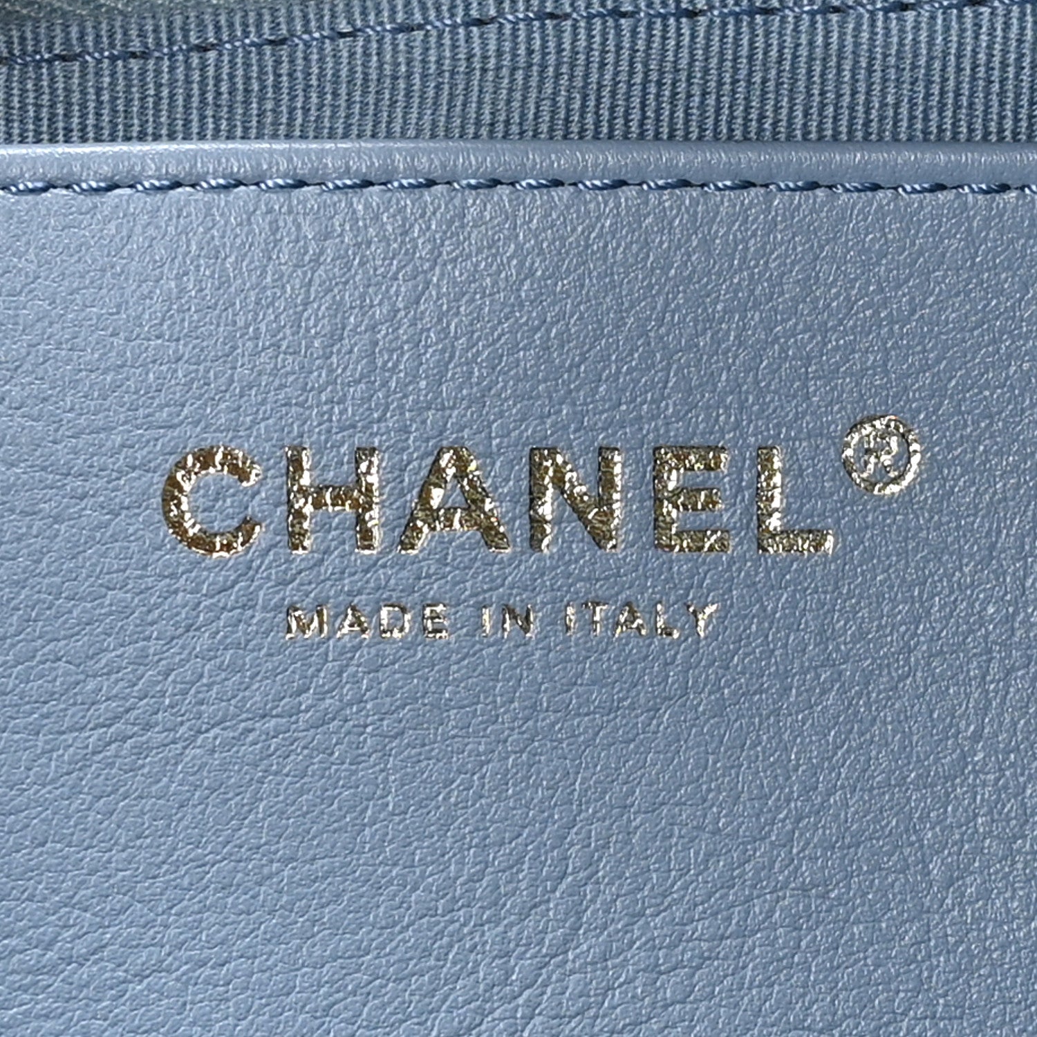 Chanel Washed Denim Quilted Large Trendy Pockets Hobo Blue 6 of 10