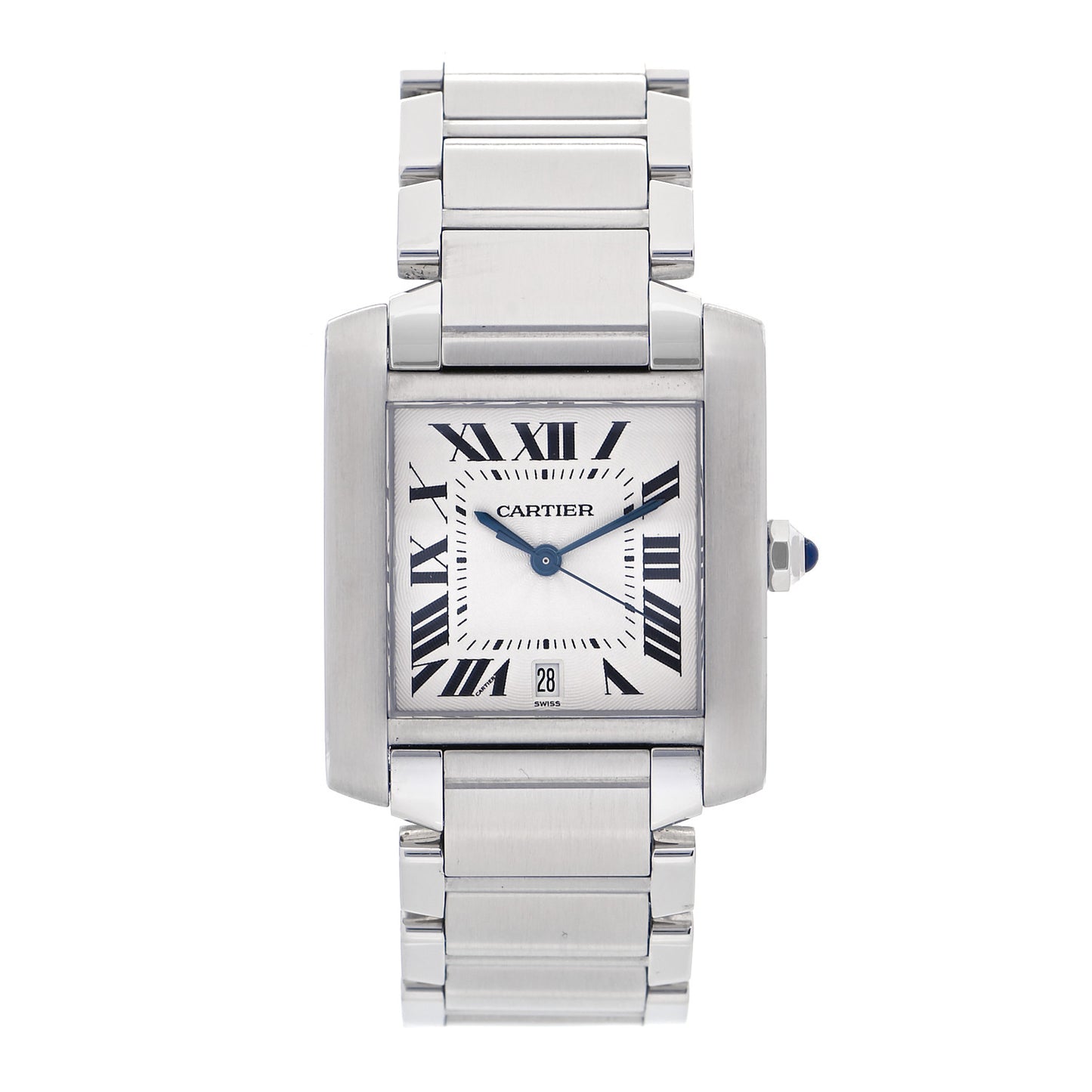 Stainless Steel 28mm Tank Francaise Automatic Watch