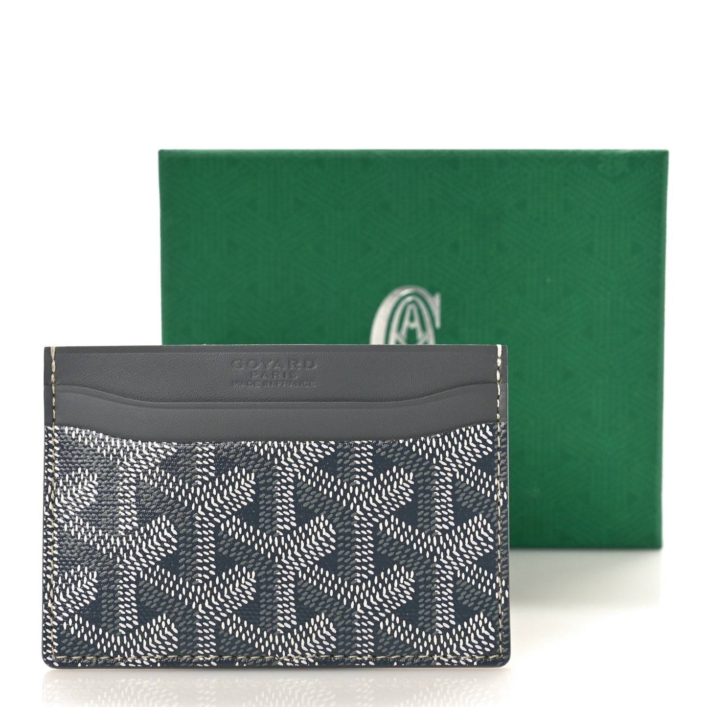 Goyardine Saint Sulpice Card Holder Grey