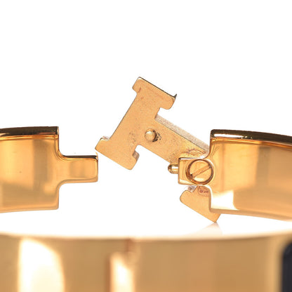Hermes Enamel Narrow Clic Clac H Bracelet PM Black 4 of 6