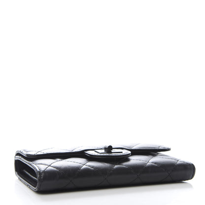 Chanel Aged Calfskin Quilted Reissue Medium Flap Wallet So Black 4 of 8