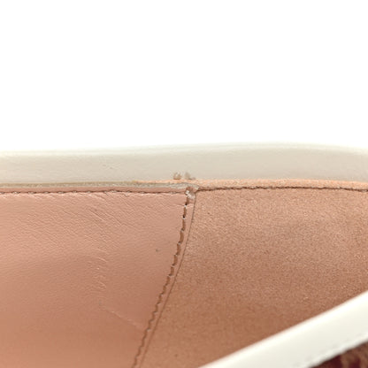 Gucci Monogram Mens Boat Shoes 9 Sahara Rubino White 11 of 14