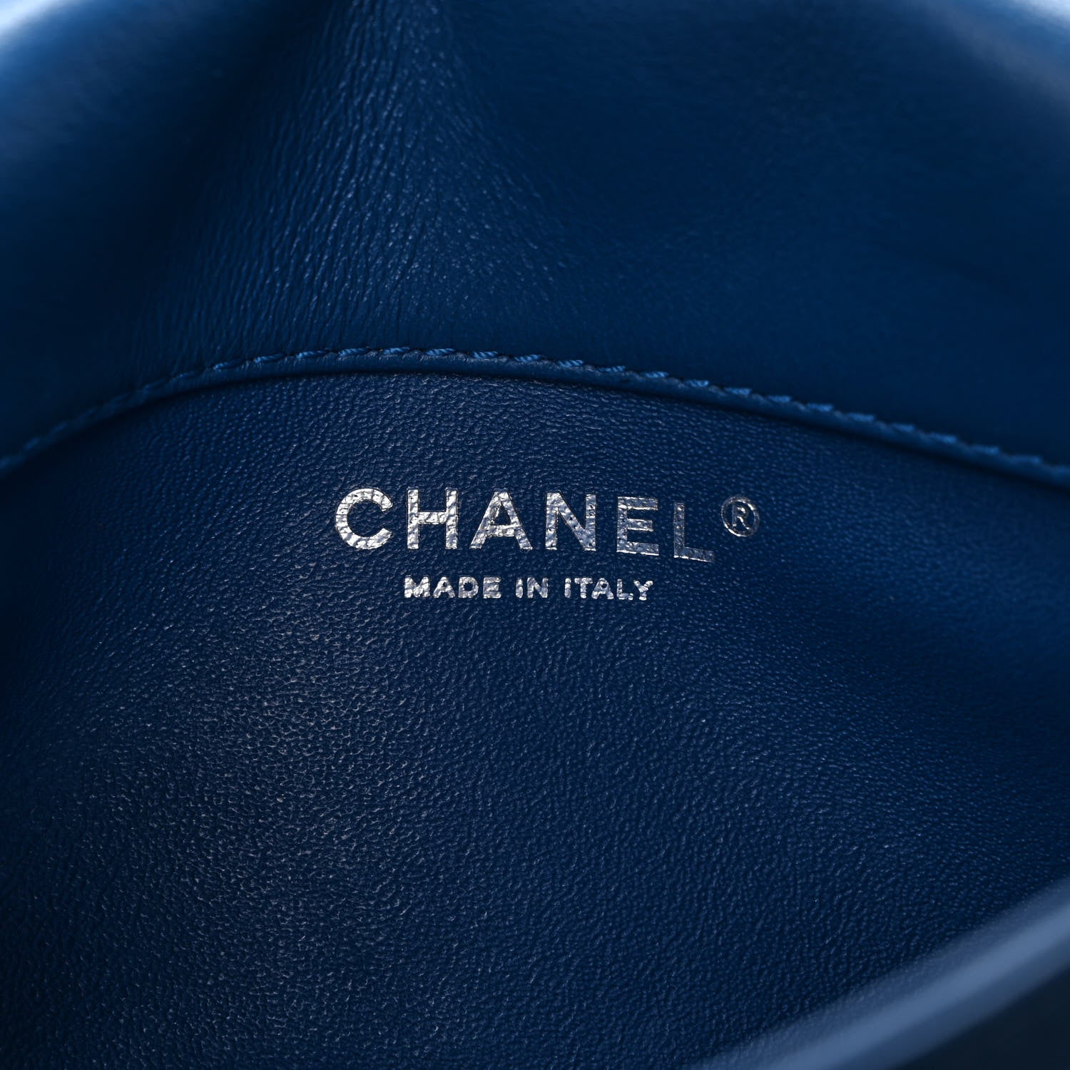 Chanel Calfskin Quilted Small Rock My Shoulder Flap Blue 5 of 9