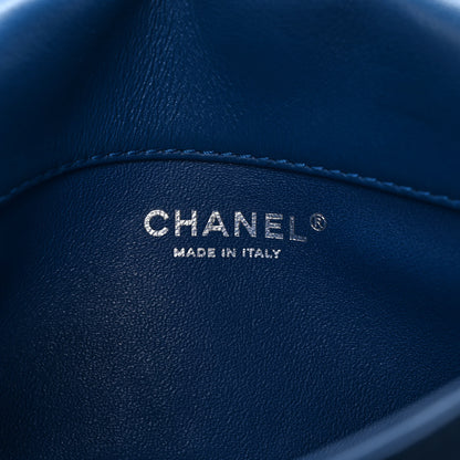 Chanel Calfskin Quilted Small Rock My Shoulder Flap Blue 5 of 9