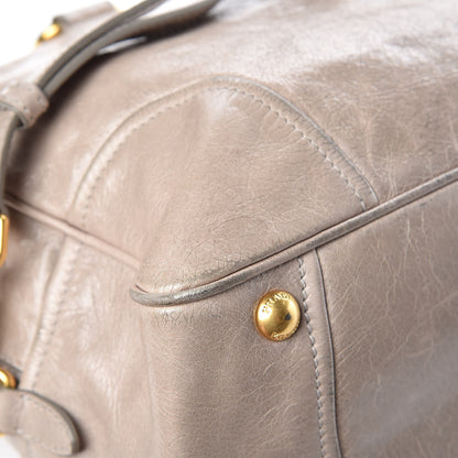 Prada Vitello Shine Top Handle Bowler Pomice 16 of 17