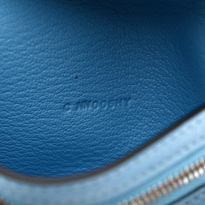 Hermes Chevre Mysore Bearn Compact Wallet Celeste 7 of 17