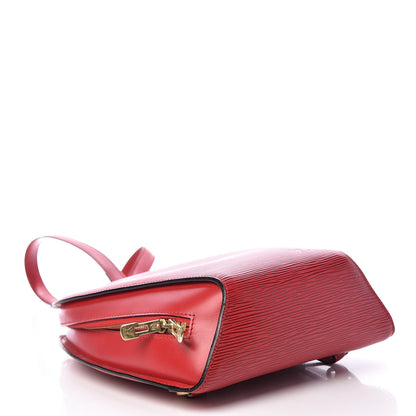 Louis Vuitton Epi Mabillon Backpack Castillan Red 4 of 19