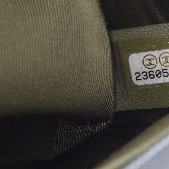 Chanel Calfskin Quilted Medium Boy Flap Grey 7 of 8