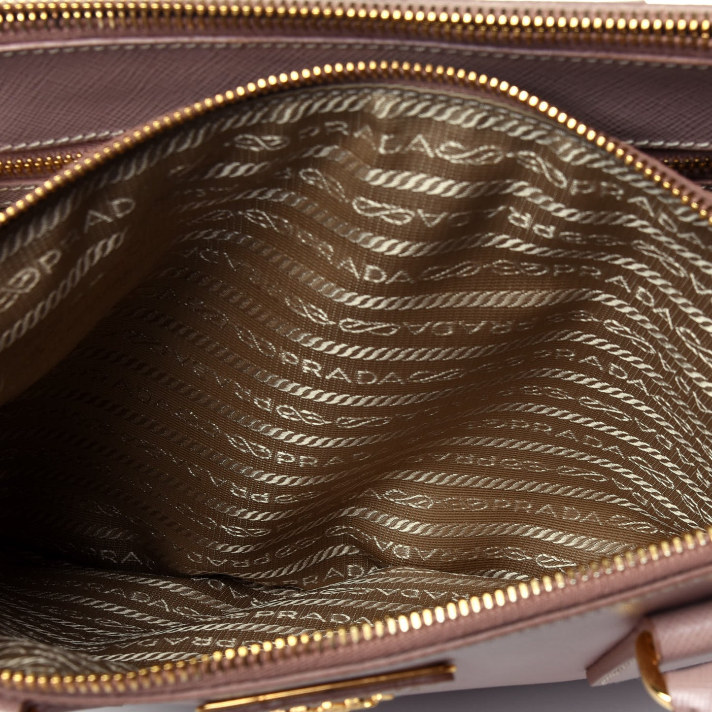Saffiano Small Galleria Double Zip Tote Cammeo