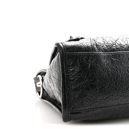 Balenciaga Agneau Arena Silver Hardware Small Le City Black 8 of 9