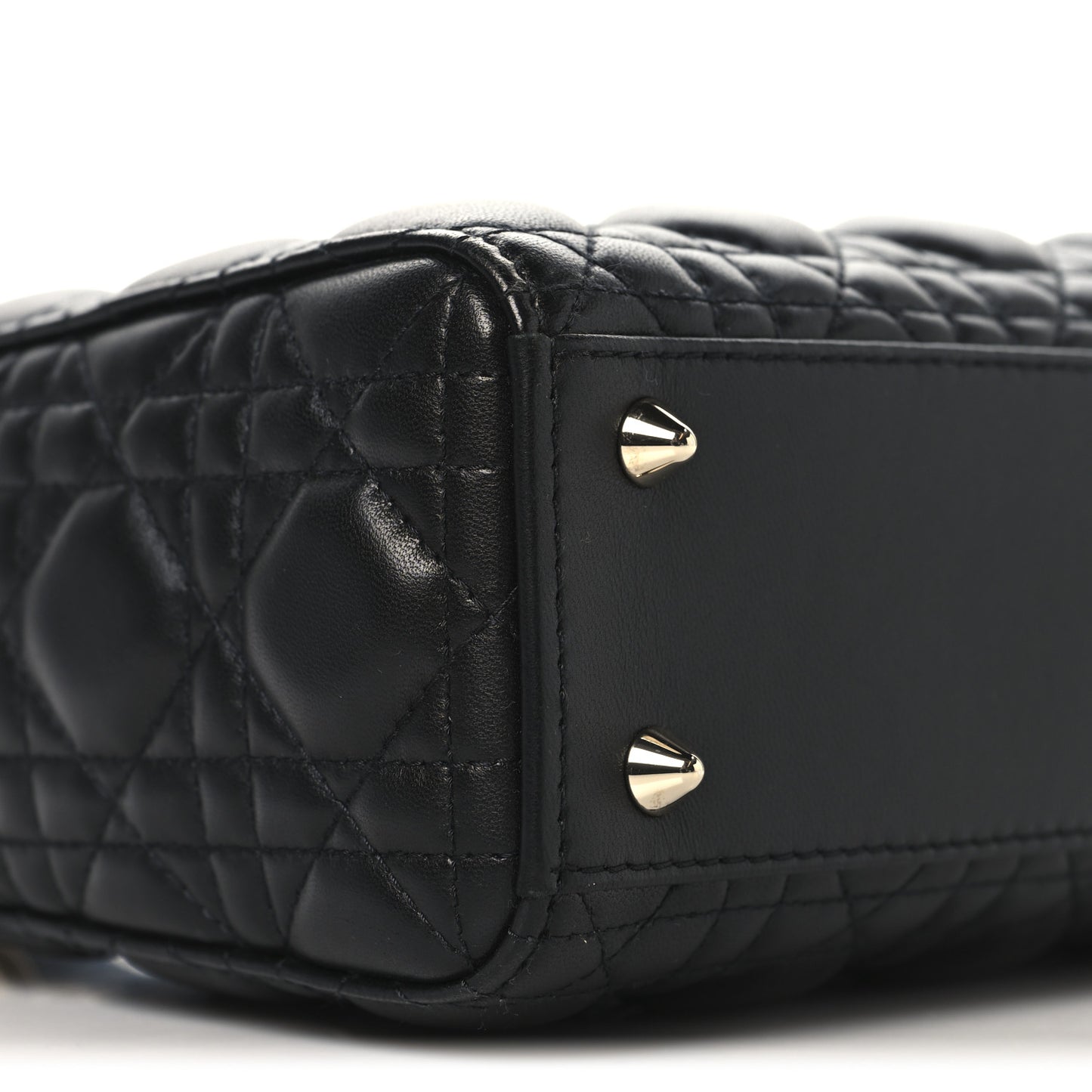 Lambskin Cannage Small My ABCDior Lady Dior Black