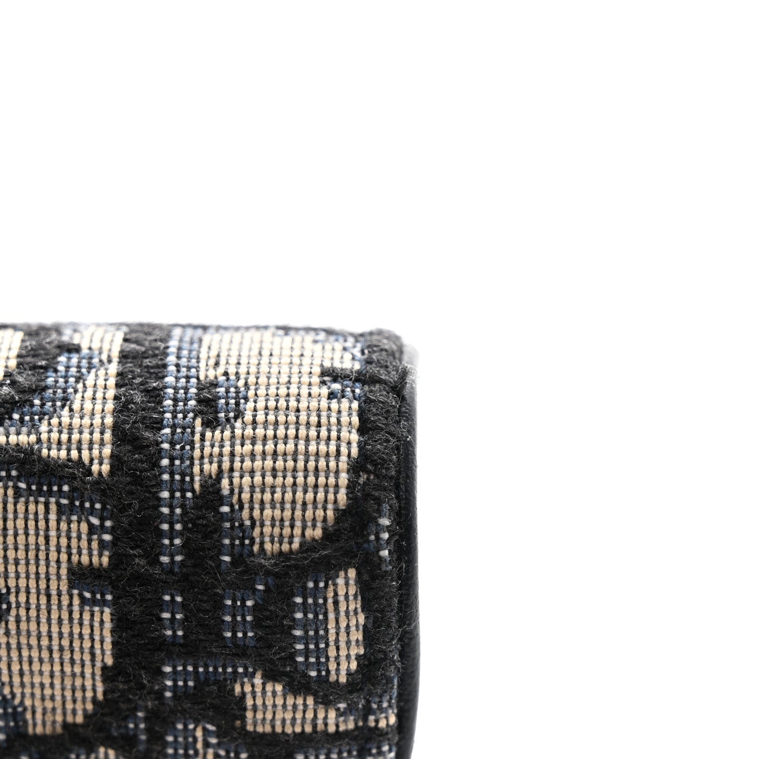 Christian Dior Oblique Saddle 5-Gusset Card Holder Blue 9 of 9