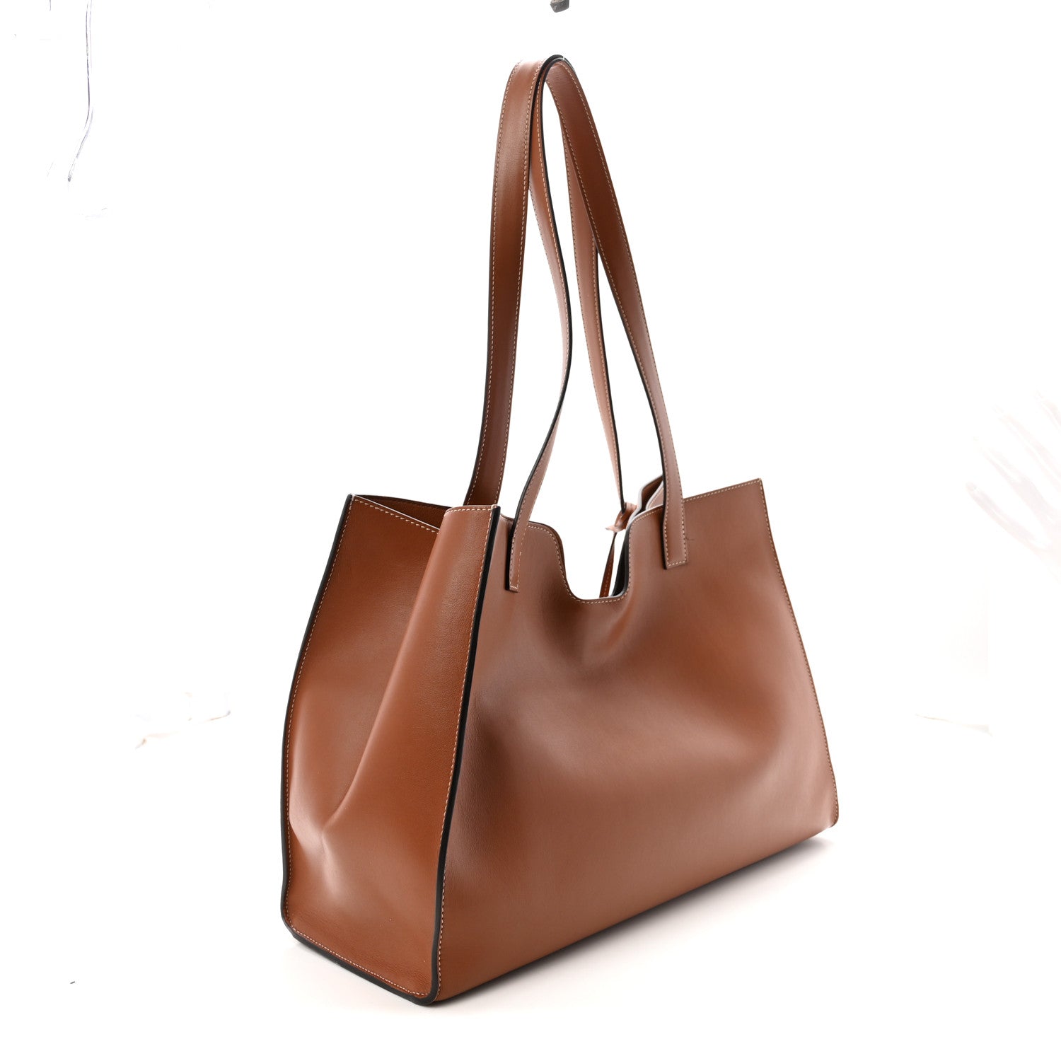 Celine Smooth Calfskin Cabas 16 Bag Tan 3 of 10