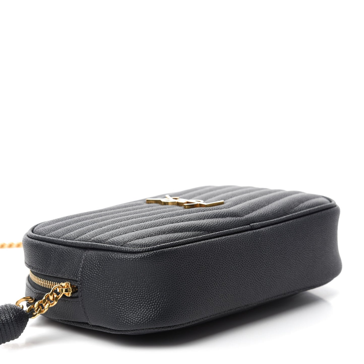 Grain De Poudre Matelasse Monogram Mini Lou Camera Bag Dark Smog