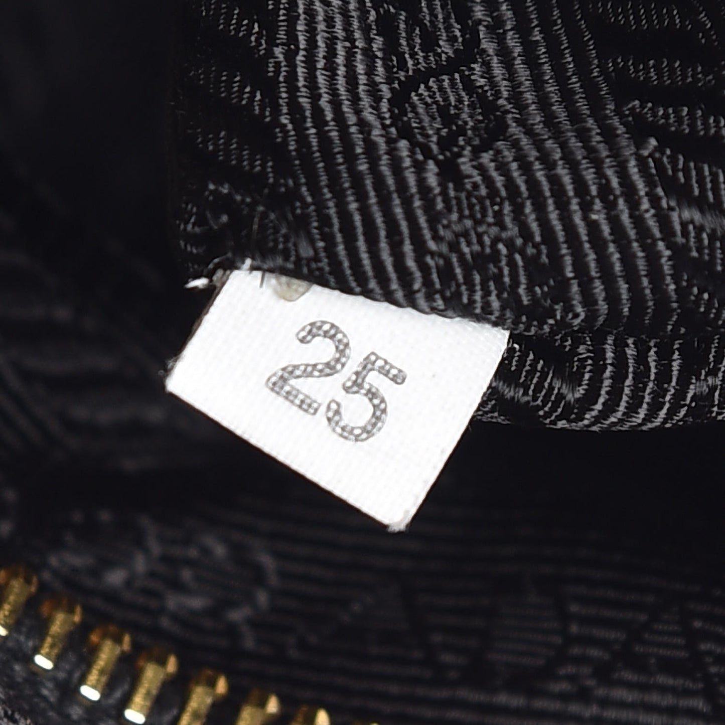 Tessuto Nylon Chevron Bag Black