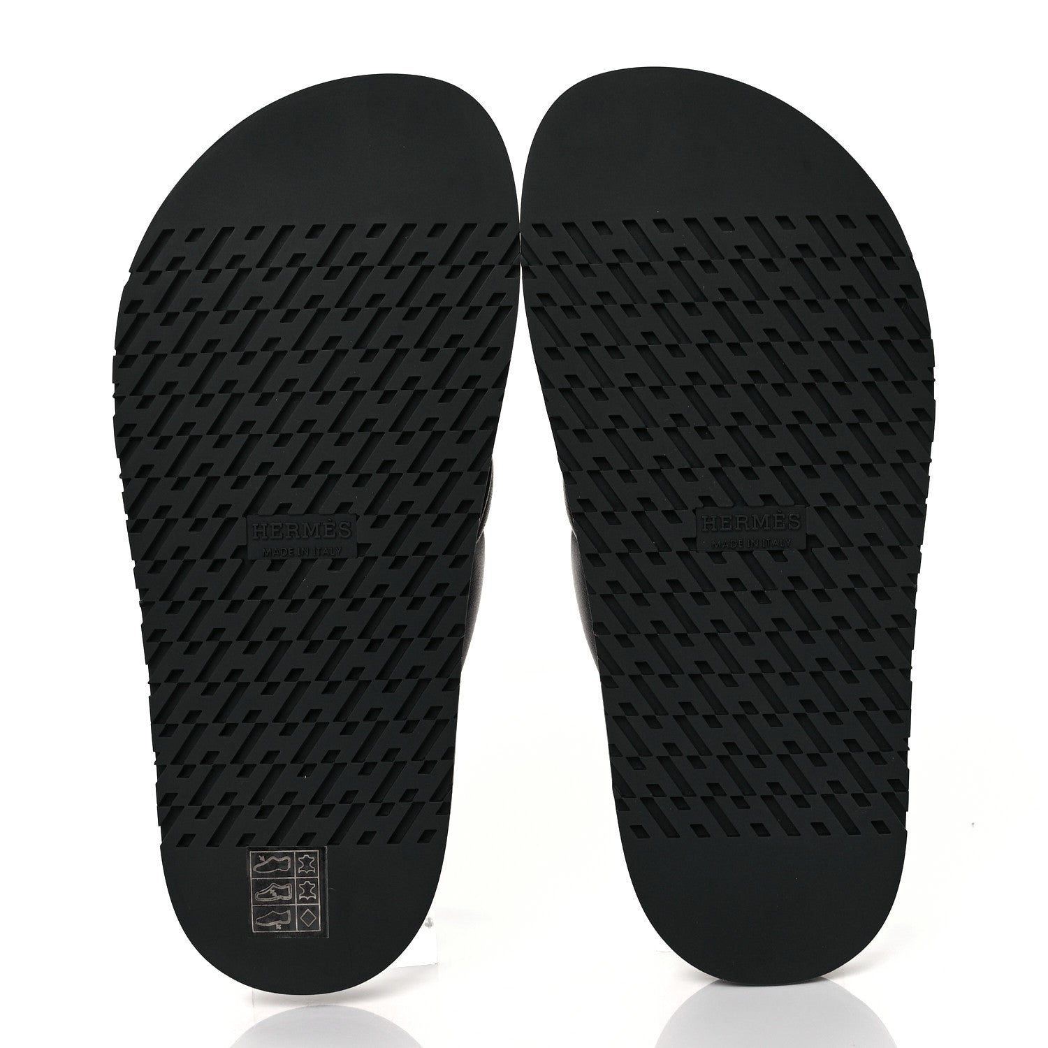 Hermes Nappa Womens Extra Sandals 35.5 Black 5 of 9