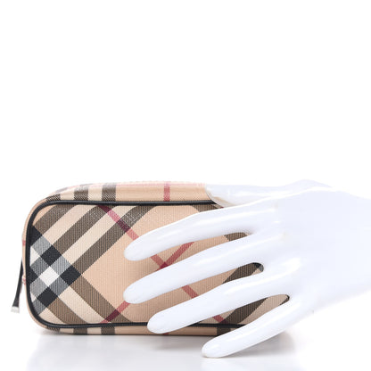 Burberry Nova Check Pouch Black 2 of 13