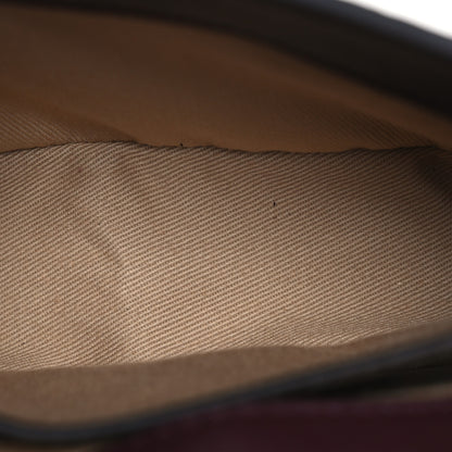 Jimmy Choo Calfskin Lizard Embossed Crystal Cheri Crossbody Bordeaux 5 of 13