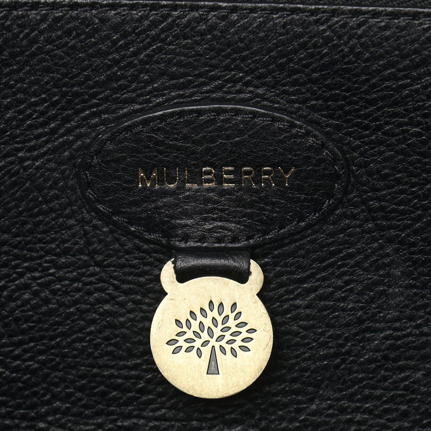 Mulberry Natural Leather Bayswater Tote Black 6 of 17