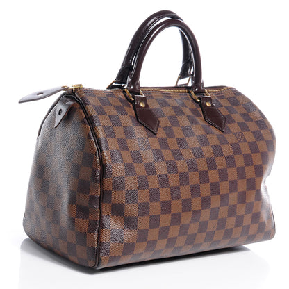 Louis Vuitton Damier Ebene Speedy 30 3 of 8