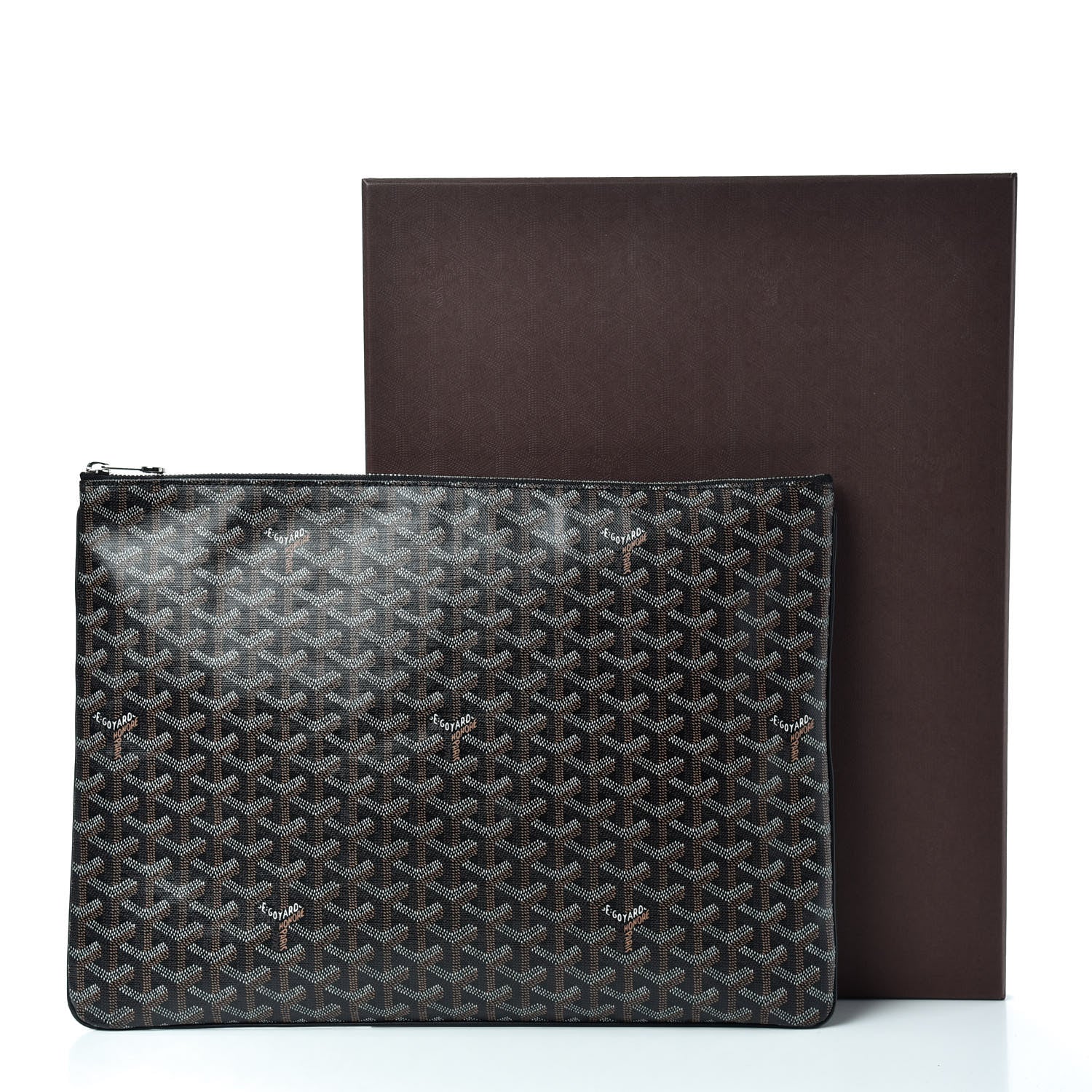 Goyard Goyardine Senat Pochette GM Black 8 of 8