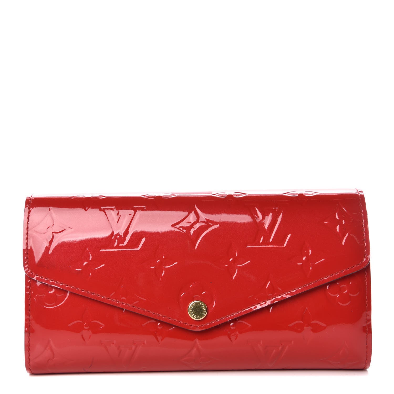 Louis Vuitton Vernis Sarah Wallet NM Cherry 1 of 11