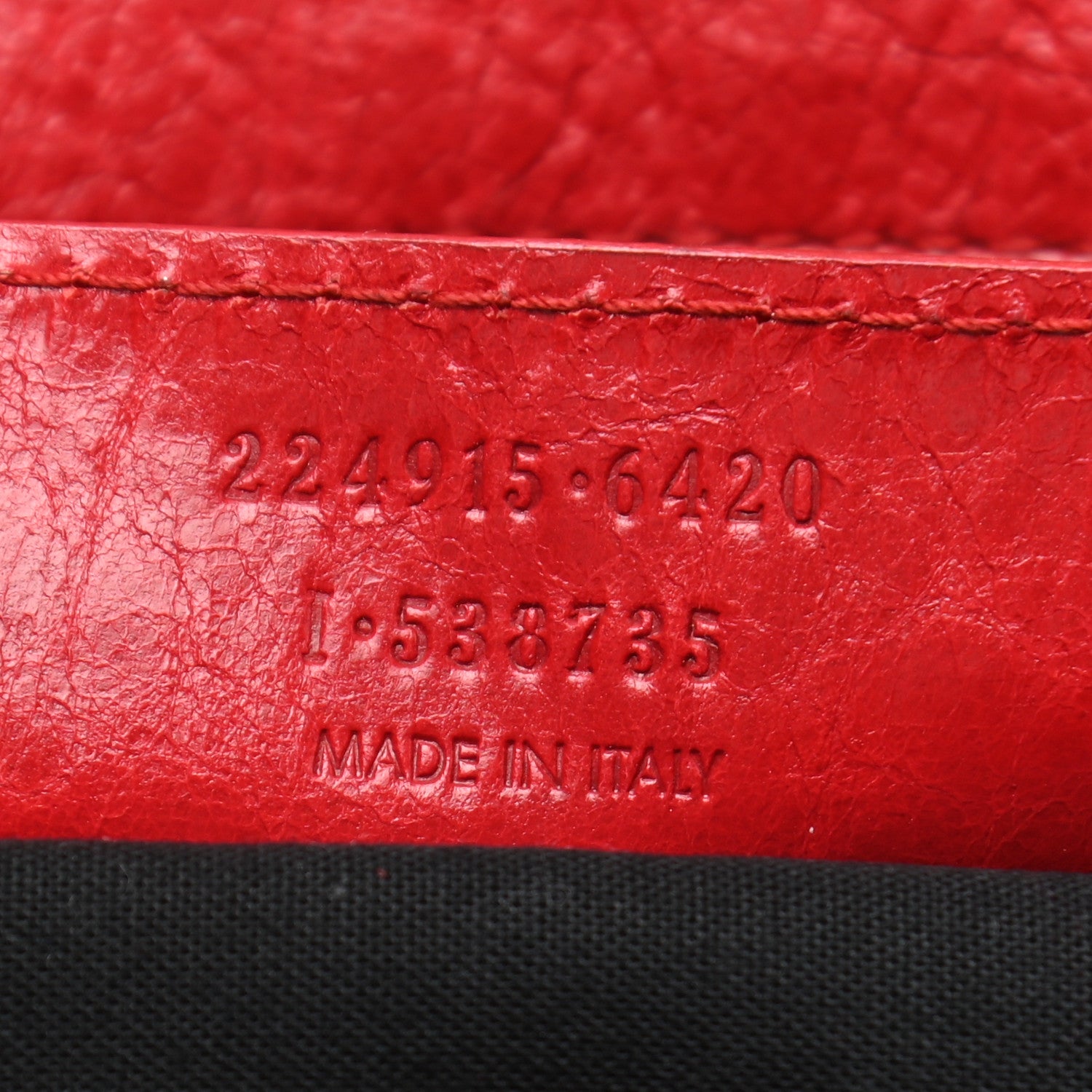 Balenciaga Agneau Classic Hardware Envelope Clutch Rouge Cardinal 8 of 11