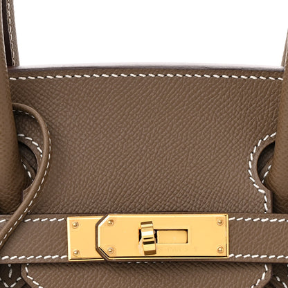 Hermes Epsom Birkin Sellier 30 Etoupe 7 of 10