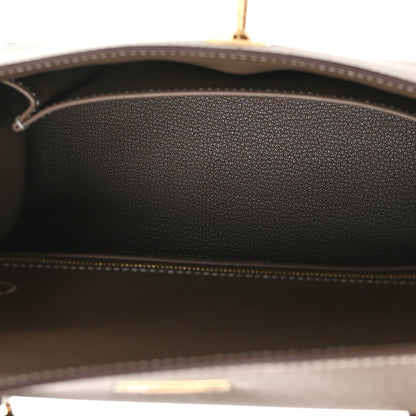 Hermes Epsom Kelly Sellier 25 Etoupe 5 of 11