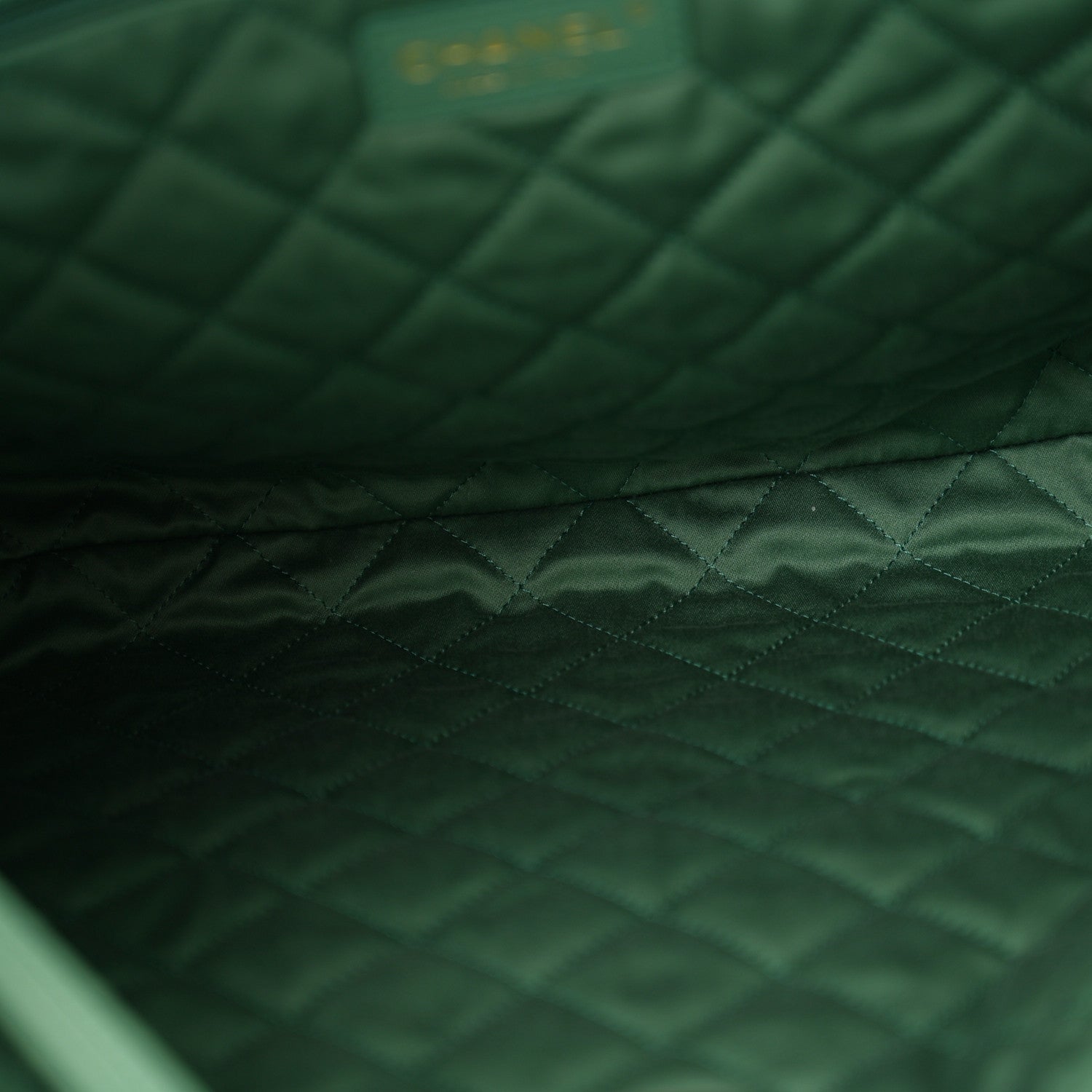 Chanel Shiny Calfskin Quilted Chanel 22 Dark Green Dark Green 6 of 11