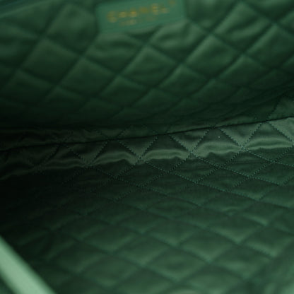 Chanel Shiny Calfskin Quilted Chanel 22 Dark Green Dark Green 6 of 11