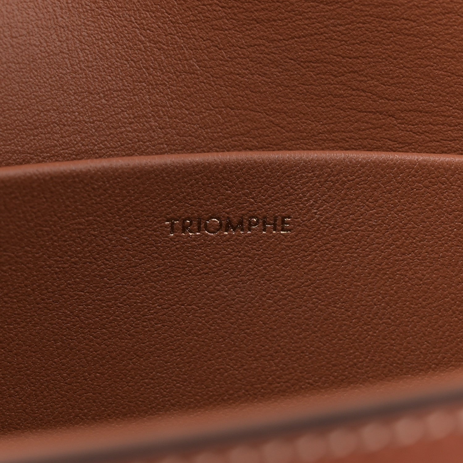 Celine Natural Calfskin Triomphe Shoulder Bag Tan 7 of 11