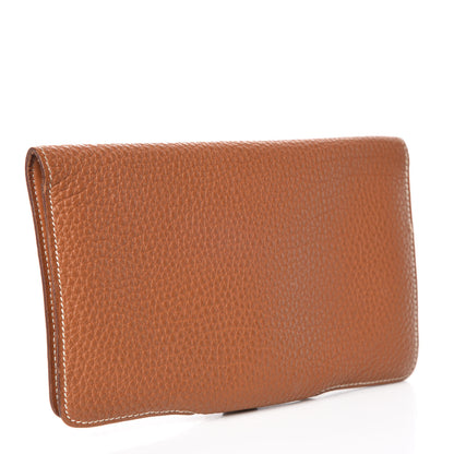 Hermes Togo Dogon Wallet Gold 3 of 10