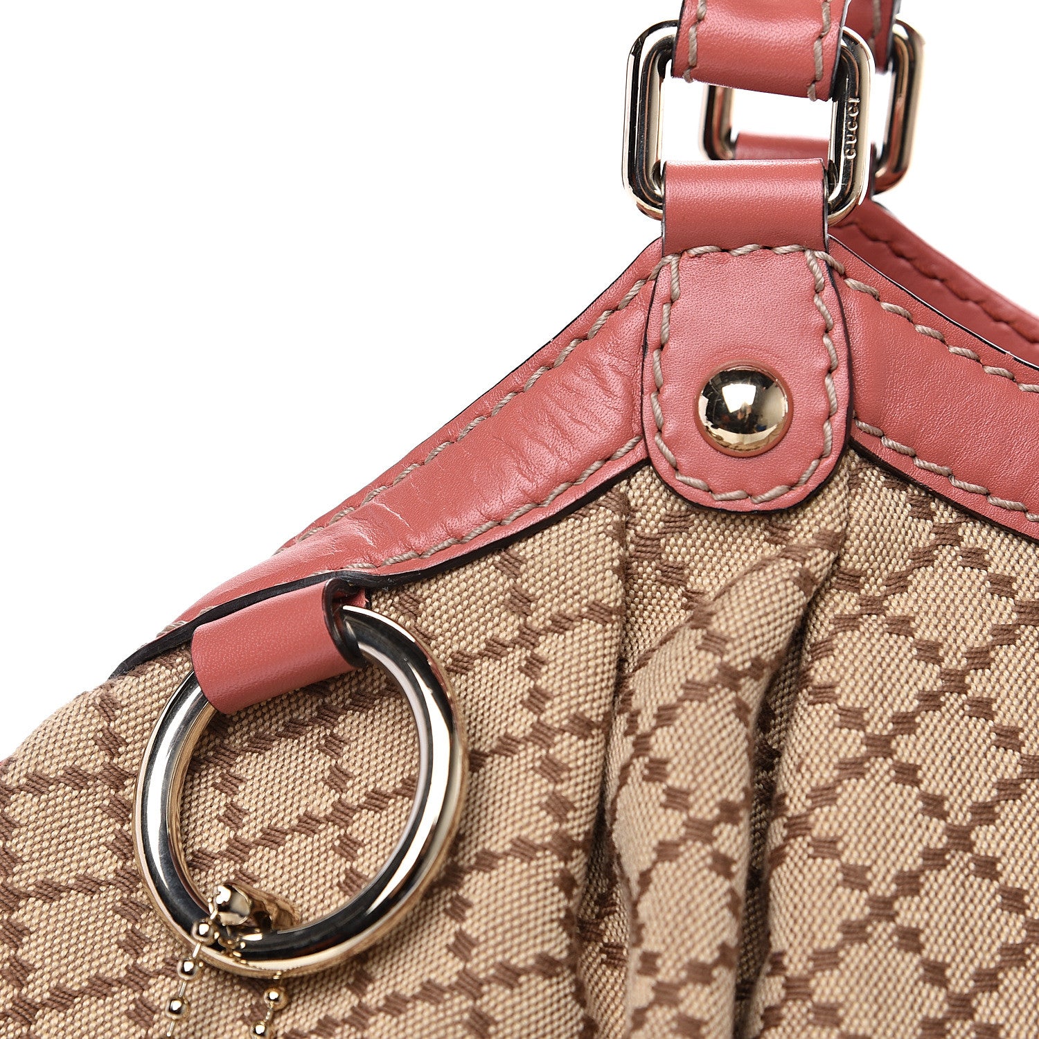 Gucci Diamante Medium Sukey Tote Coral 10 of 14