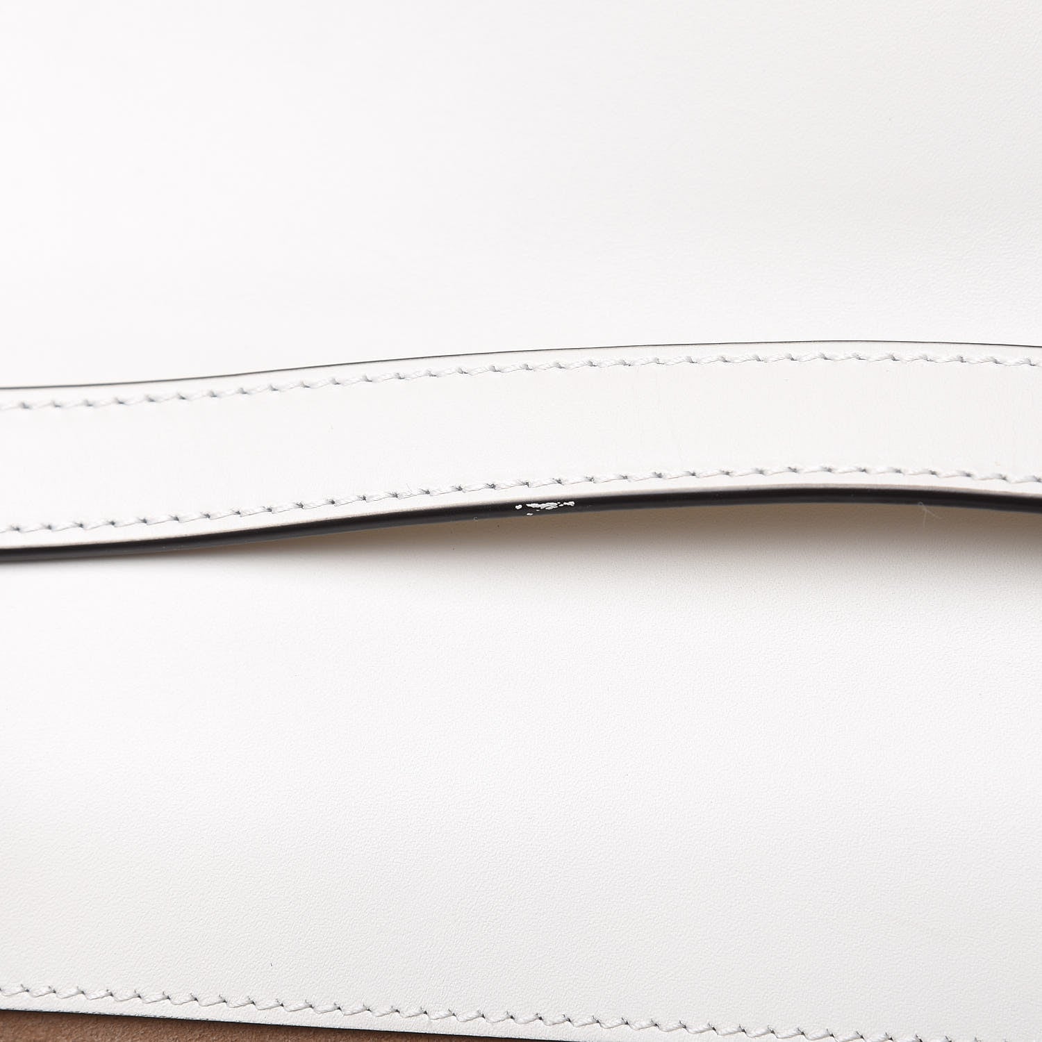Gucci Calfskin Maxi Sylvie Top Handle Bag White 9 of 12