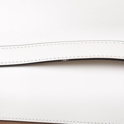 Gucci Calfskin Maxi Sylvie Top Handle Bag White 9 of 12